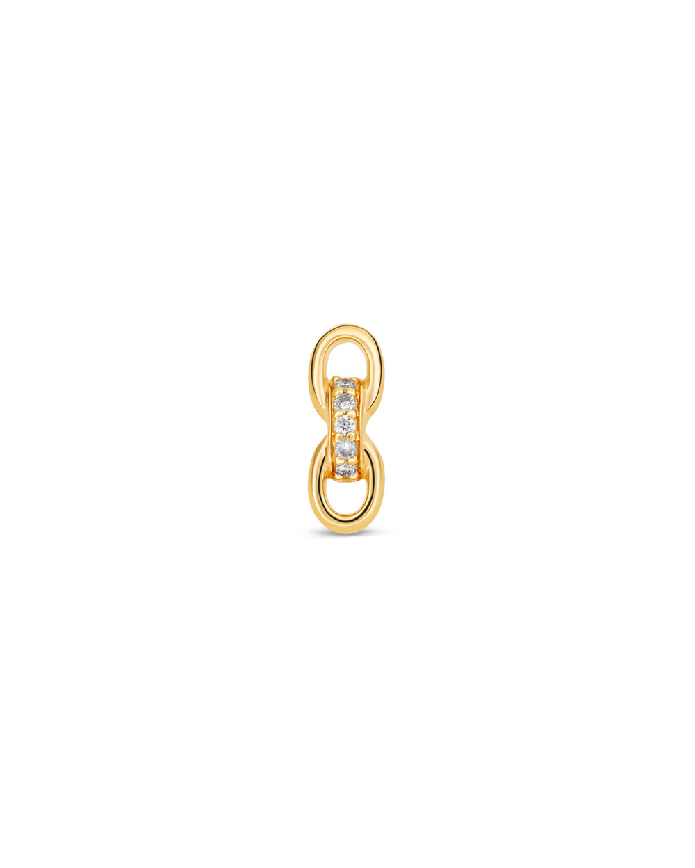 Covetear Infinity Link Cartilage Earring#material_14k_Yellow_Gold