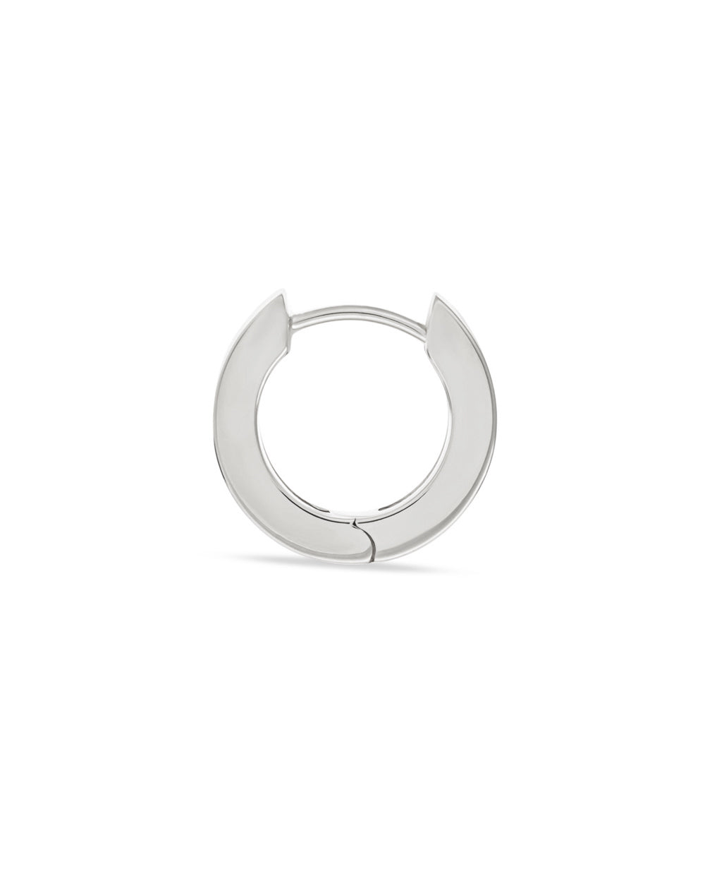 Covetear Sharpe Huggie Earring#material_925_sterlingsilver