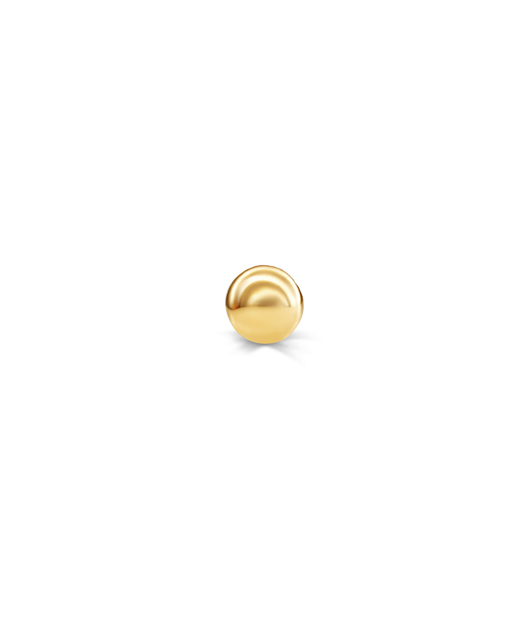 Covetear 3mm Sphere Cartilage Earring#material_14k_YELLOW_Gold