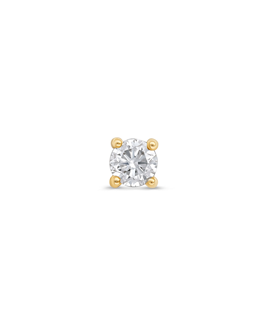 Moyenne 3mm Diamond Earring