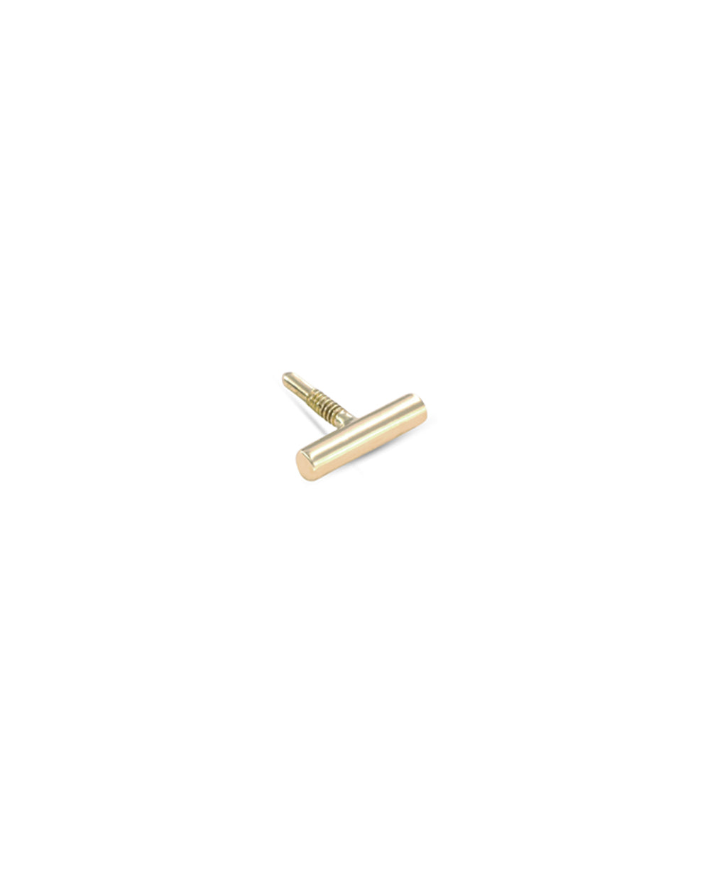 Covetear Micro Fine Line Cartilage Earring#material_14k_Yellow_Gold