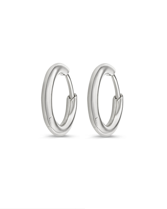Covetear Base Hoop Earring#material_925_sterlingsilver