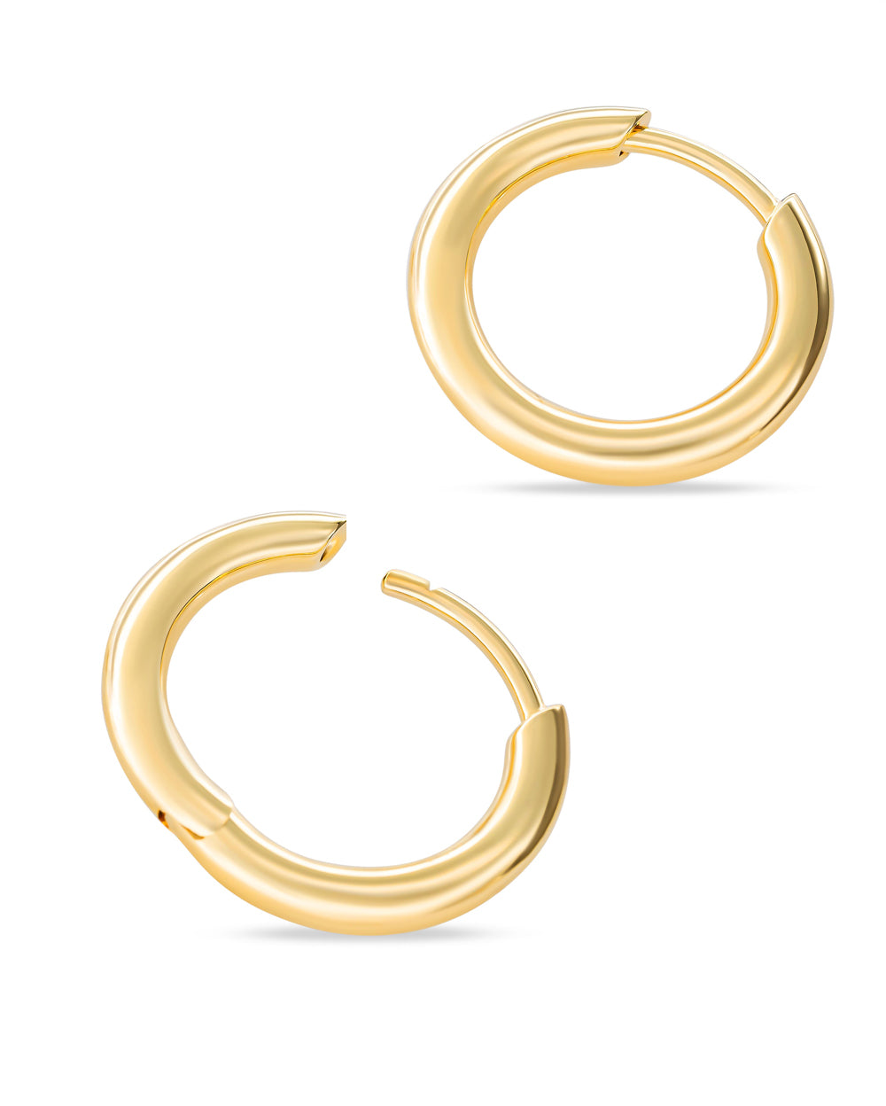 Covetear Base Hoop Earring#material_24k_GoldVermeil