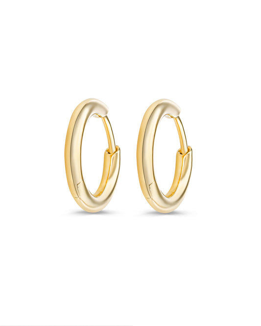 Covetear Base Hoop Earring#material_24k_GoldVermeil