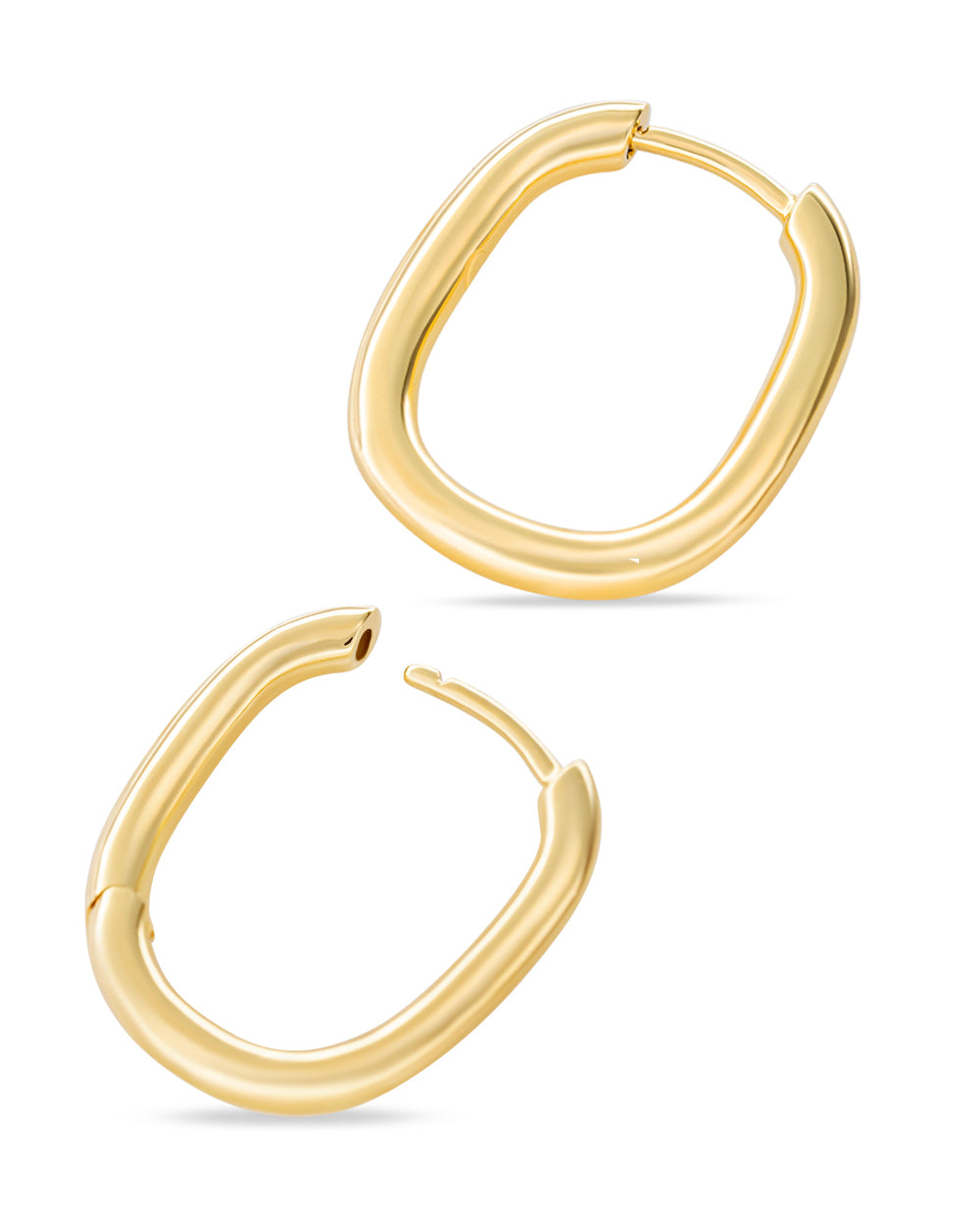 Covetear Cirque Hoop Earring#material_24k_GoldVermeil
