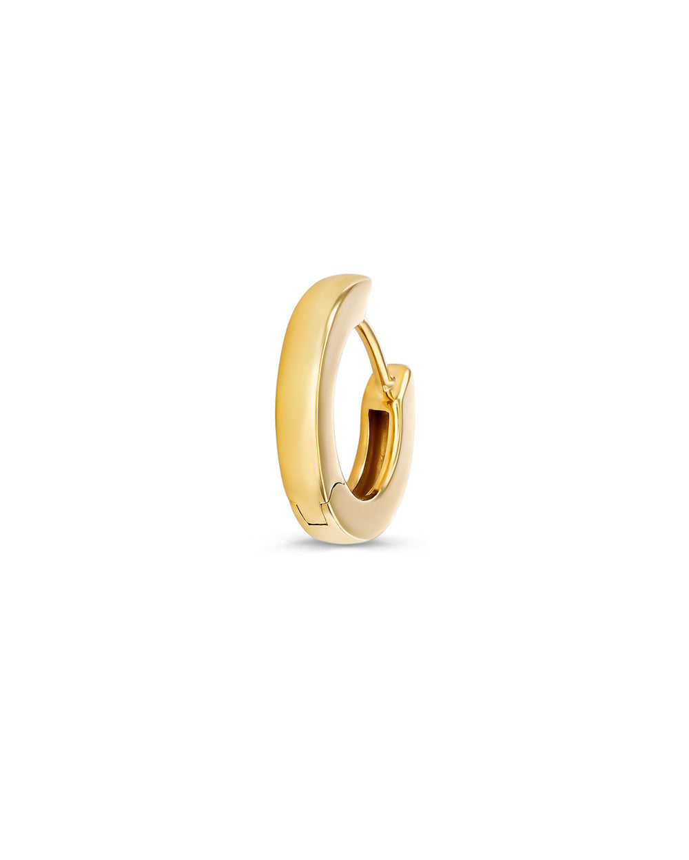 Covetear Sharpe Huggie Earring#material_24k_GoldVermeil