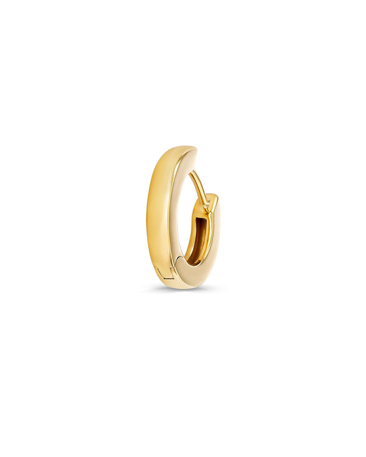 Covetear Sharpe Huggie Earring#material_24k_GoldVermeil