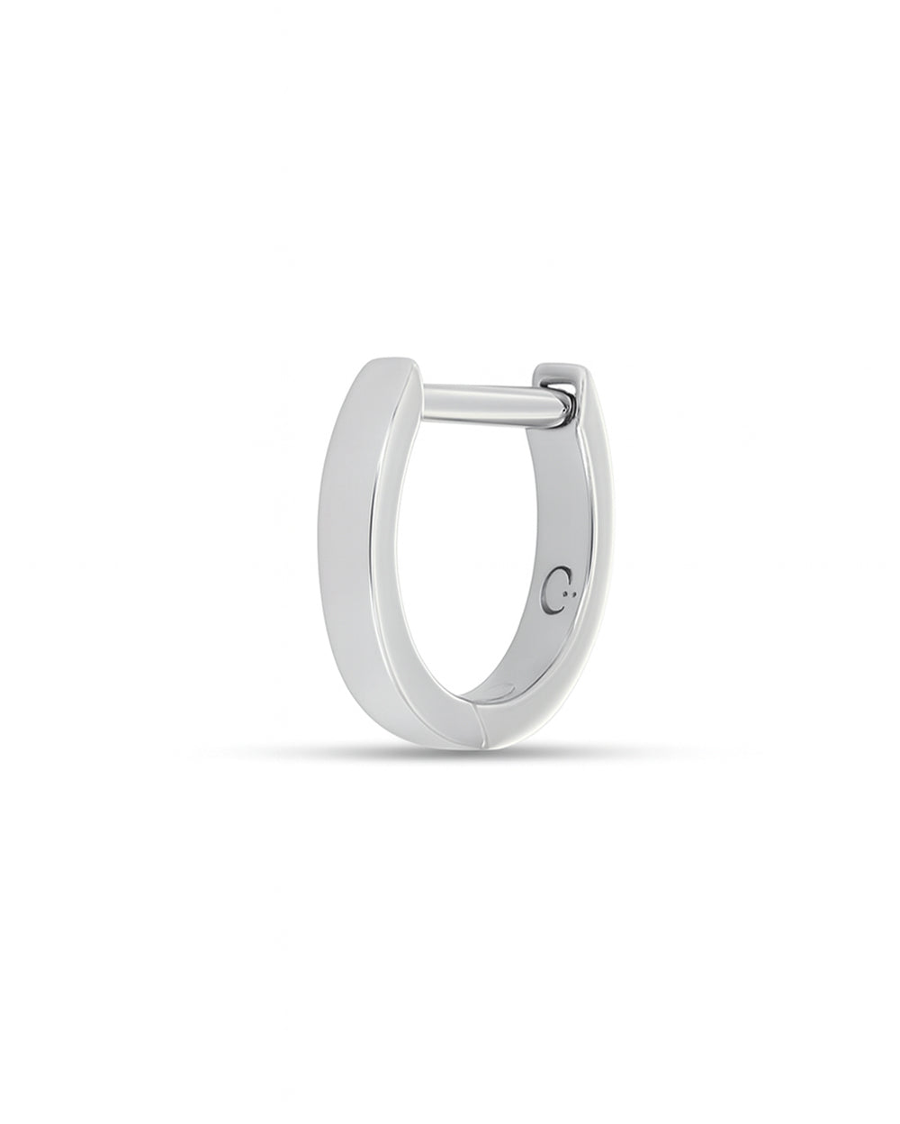 Covetear Classic Piercing Hoop#material_14k_White_Gold
