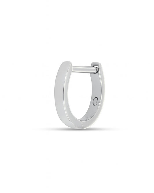 Covetear Classic Piercing Hoop#material_14k_White_Gold