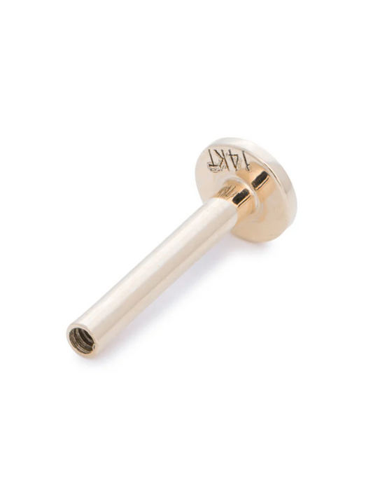 Circular Piercing Experience - Yellow Gold Labret
