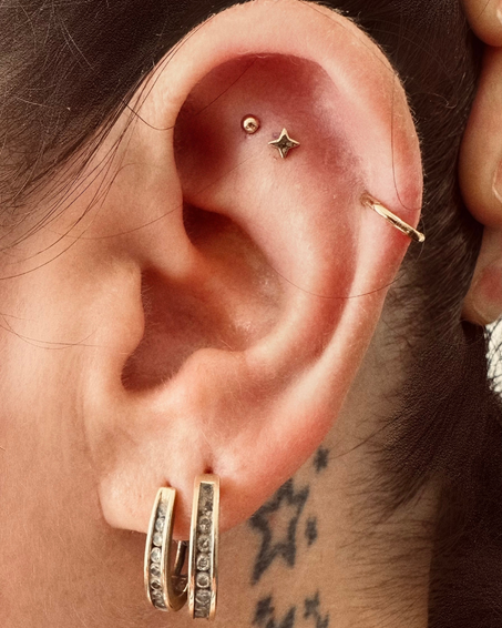 Helix Guide Helix Piercing Guide | Placement, Pain, Healing & Jewellery Tips – covetear