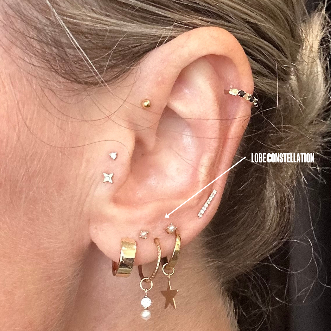 Lobe Piercing Guide Placement, Healing, Jewellery & Aftercare covetear