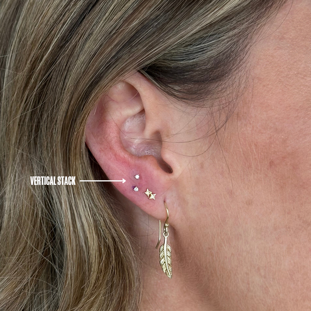 Pa Piercing Stack Lobe Piercing Guide | Placement, Healing, Jewellery & Aftercare – covetear